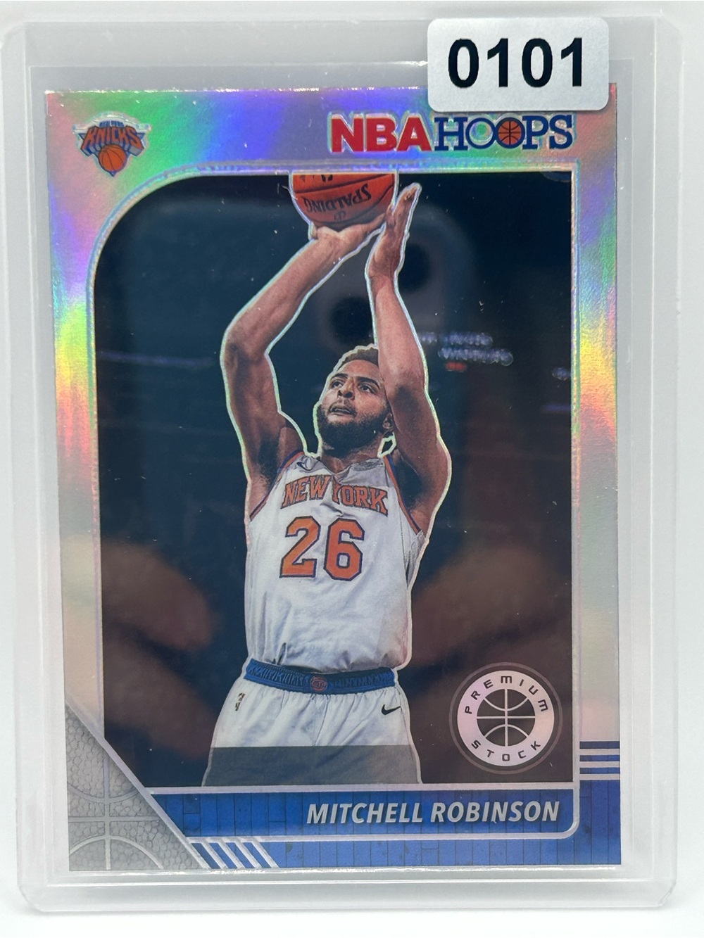 Mitchell Robinson Holographic NBA Hoops Basketball Card 🏀 New York Knicks